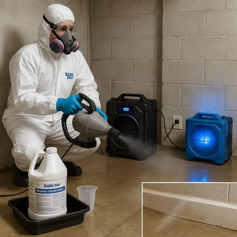 Sanitization and Odor Removal process in Mars Hill, NC