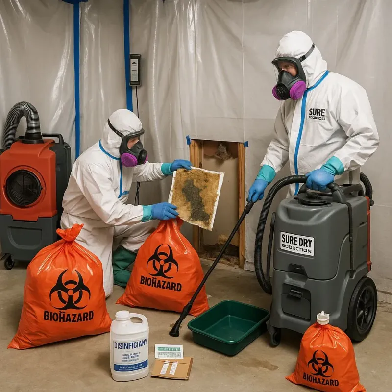 Contaminated Water Handling Protocols process in Mars Hill, NC